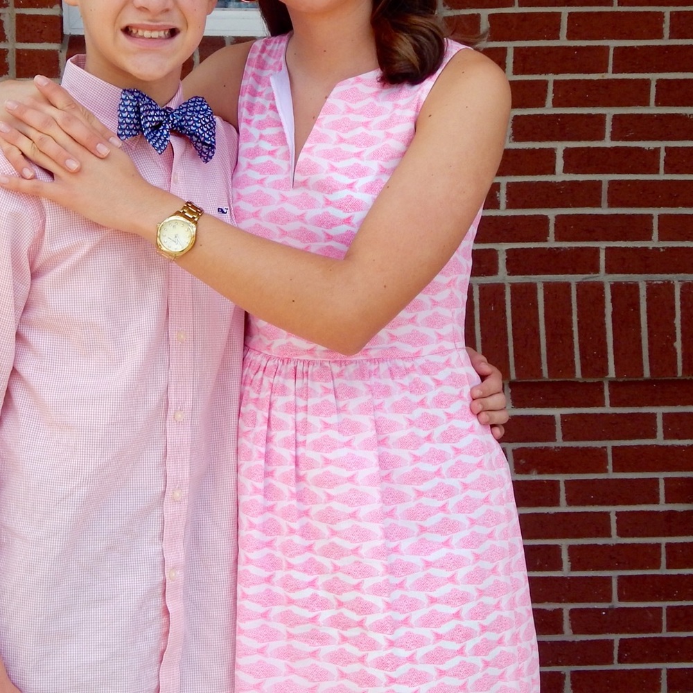 Vineyard Vines neon fish dress